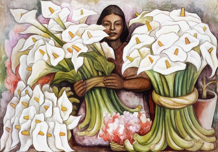 Diego Rivera Vendedora de Alcatraces (Salesman of Gannets)